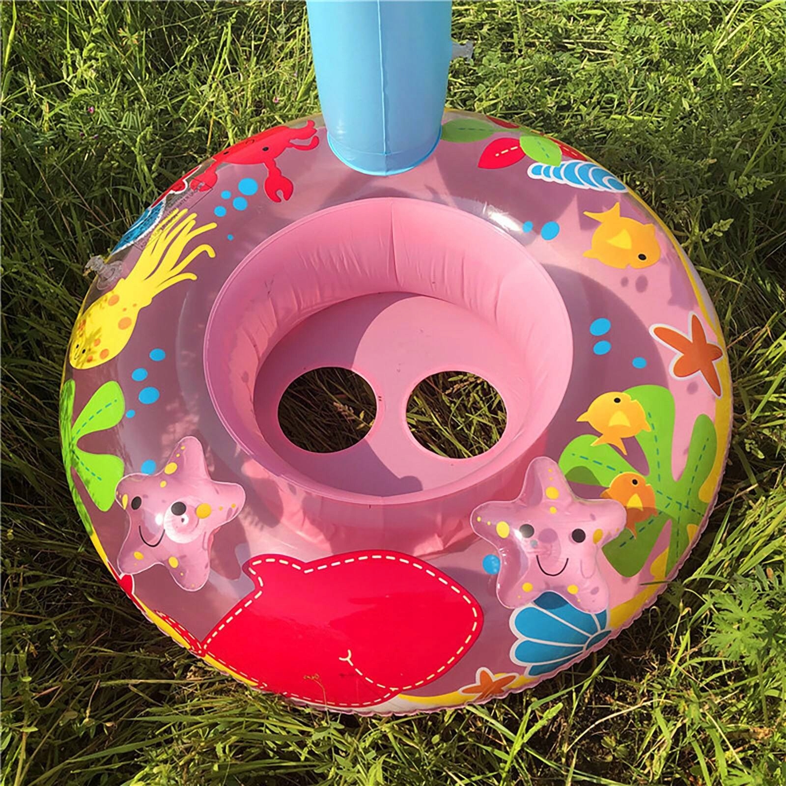 DMUCHANY PONTON DLA DZIECI ŁÓDKA WYSPA Z DASZKIEM Model PONTON