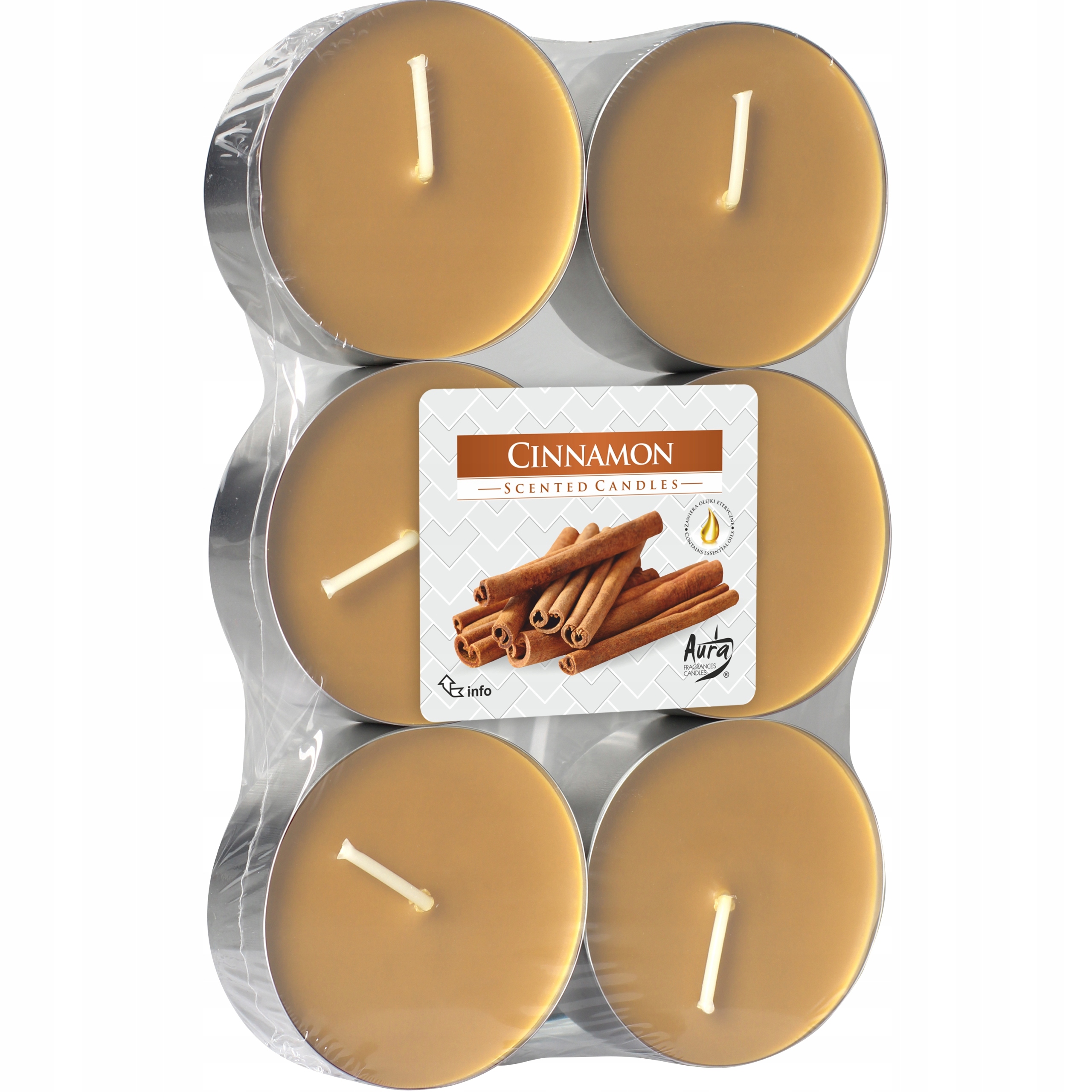 

Podgrzewacze zapachowe Maxi Cynamon 6 sztuk
