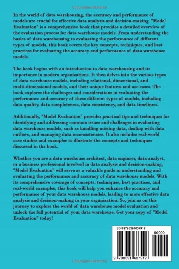 Murray, Brian Model Evaluation: Evaluating the Performance and Accuracy of Język publikacji angielski