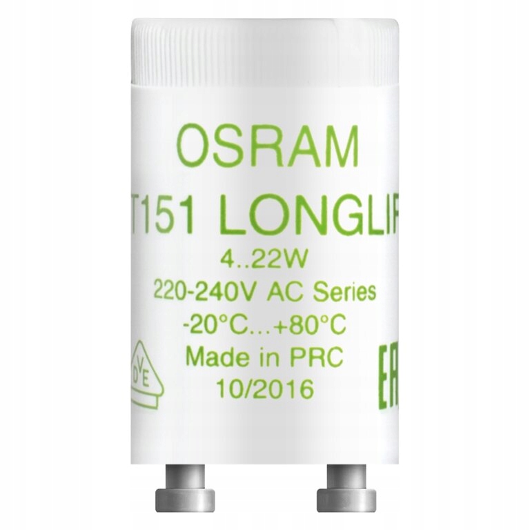 

Osram starter do świetlówek o mocy 4-22W- 10 sztuk