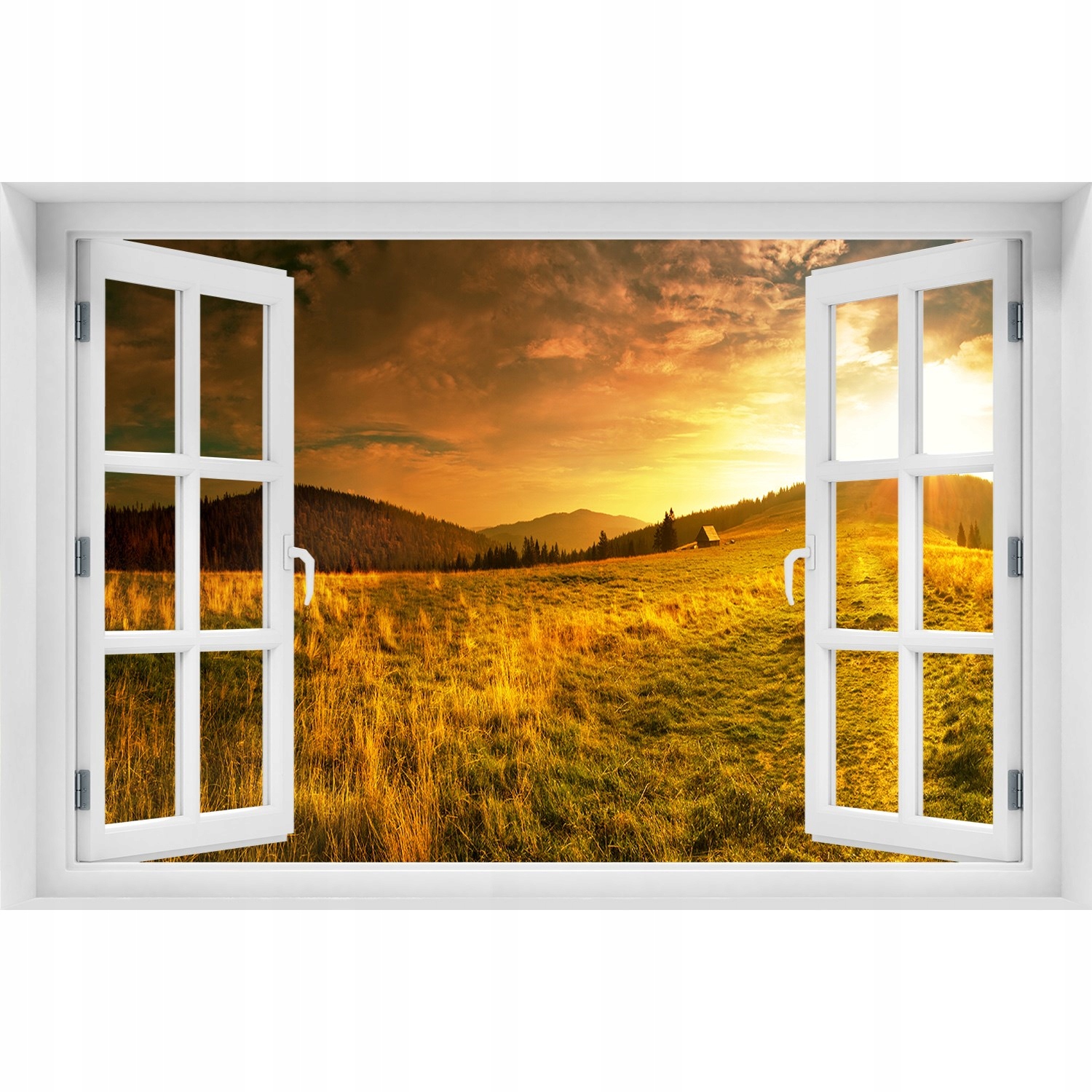 

Naklejka fototapeta 3D Okno Panorama Tatr 150x100