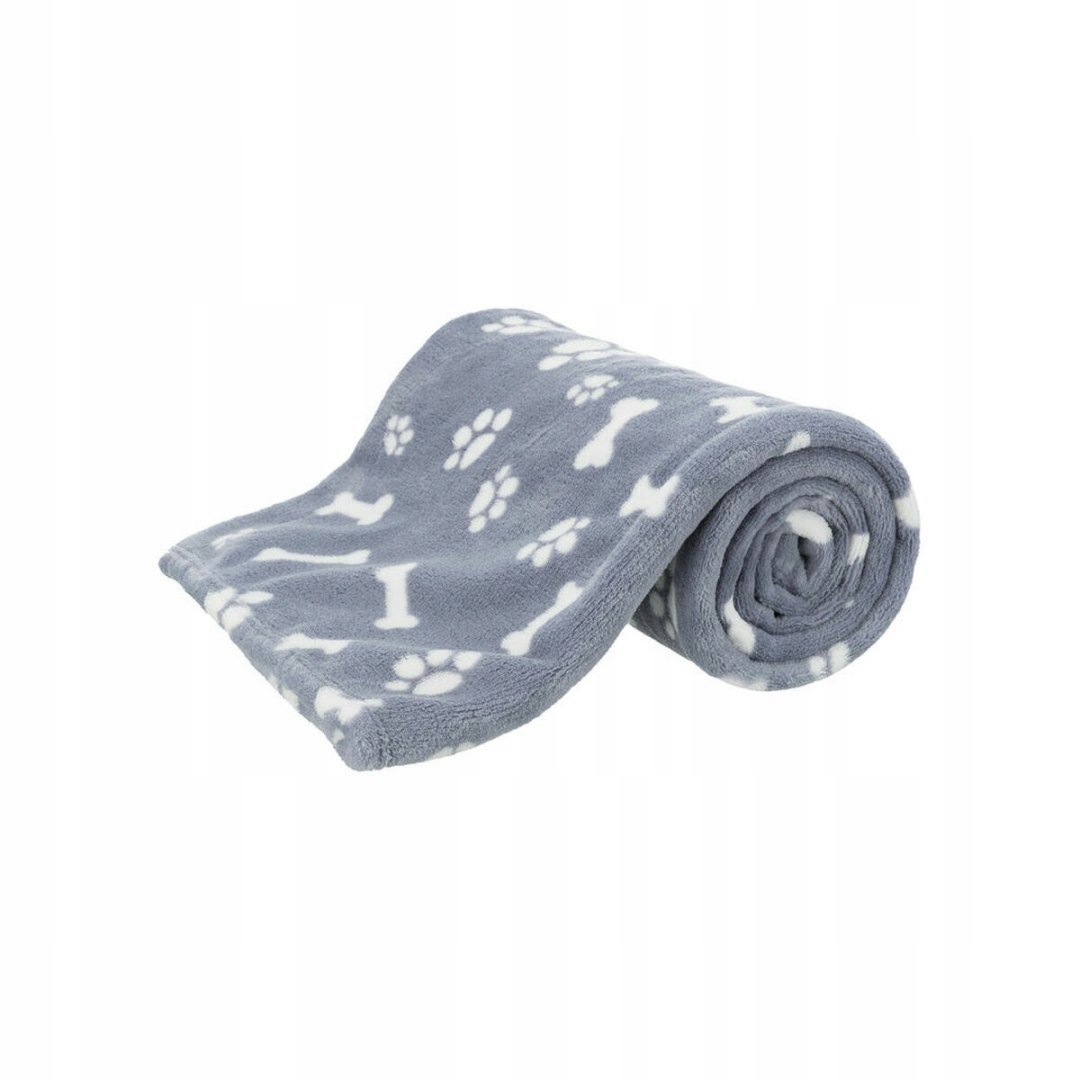 Levně Deka pro zvířata Trixie Kenny Modrá Polyester 15 × 1 CM