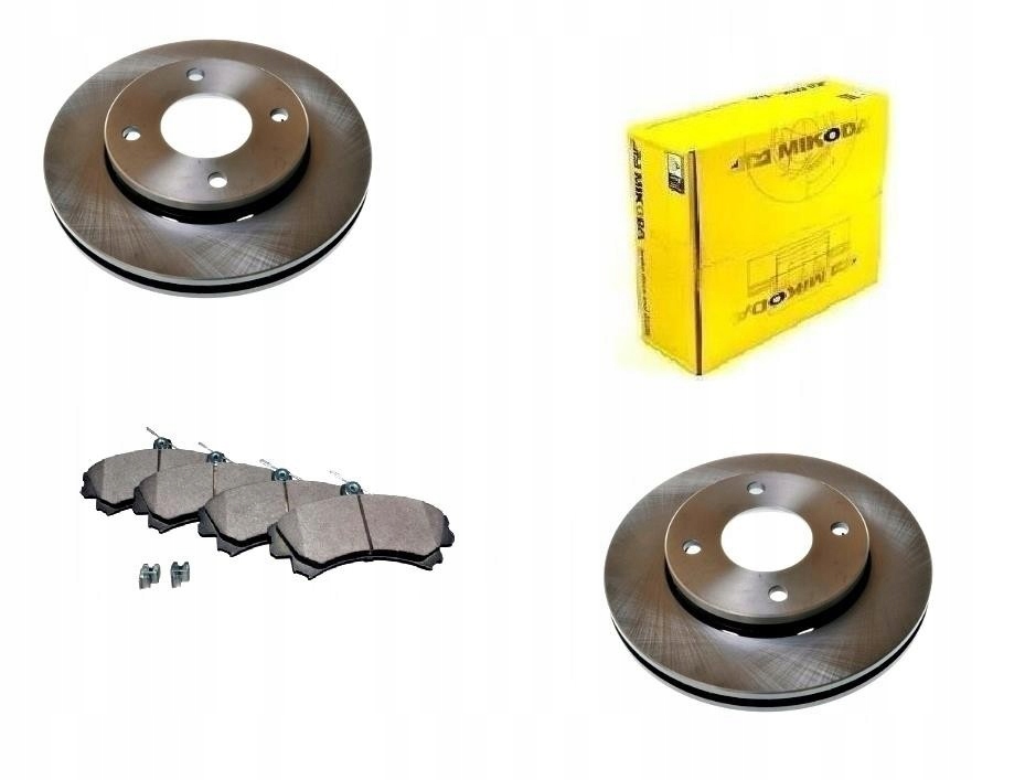 Kotouče Smart Forfour Mitsubishi Colt VI 2004- Přední Sada 256MM