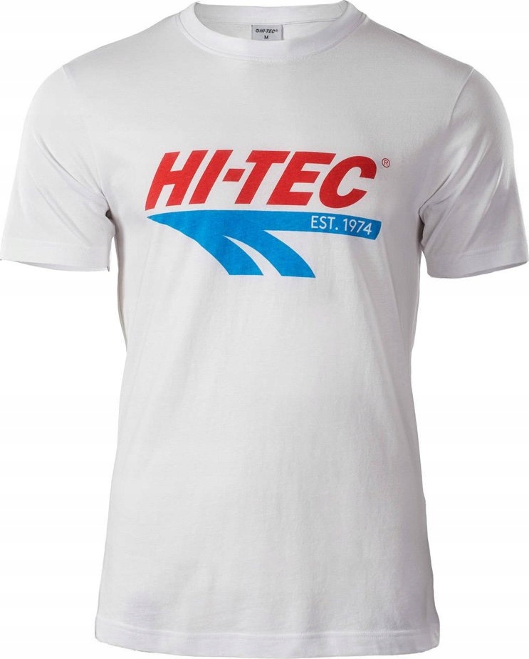 Tričko Pánské Bavlněné Tričko Hi-tec Retro Bílé, Velikost XL