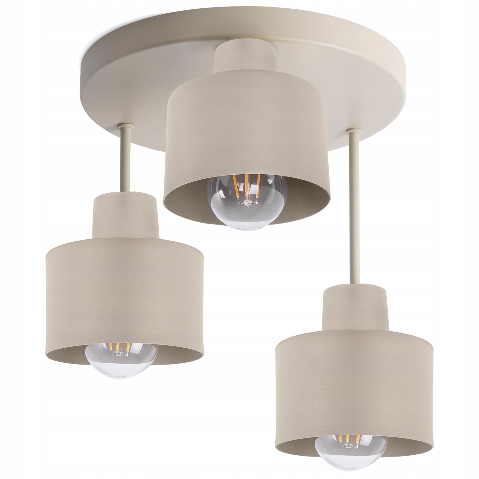 Závěsná Stropní Lampa Lustr Kašmírová Béžová Kovová Do Kuchyně Obývacího Pokoje