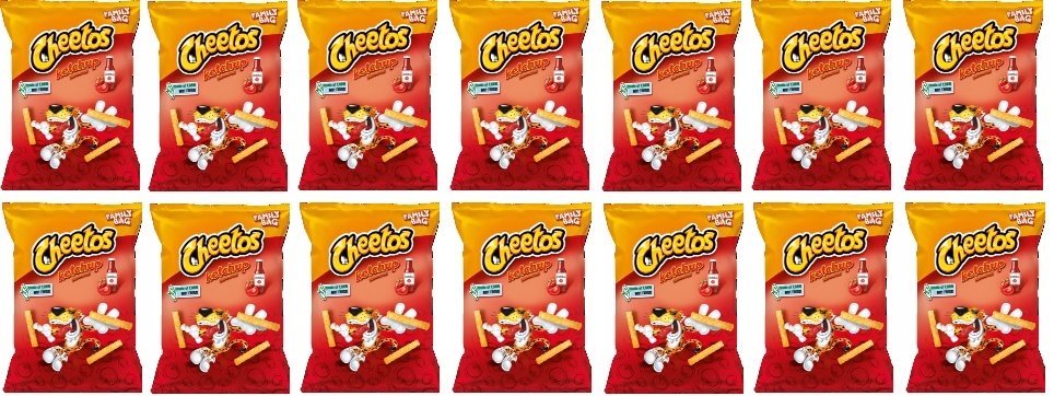 14x 150g Cheetos Ketchup chrupki Karton
