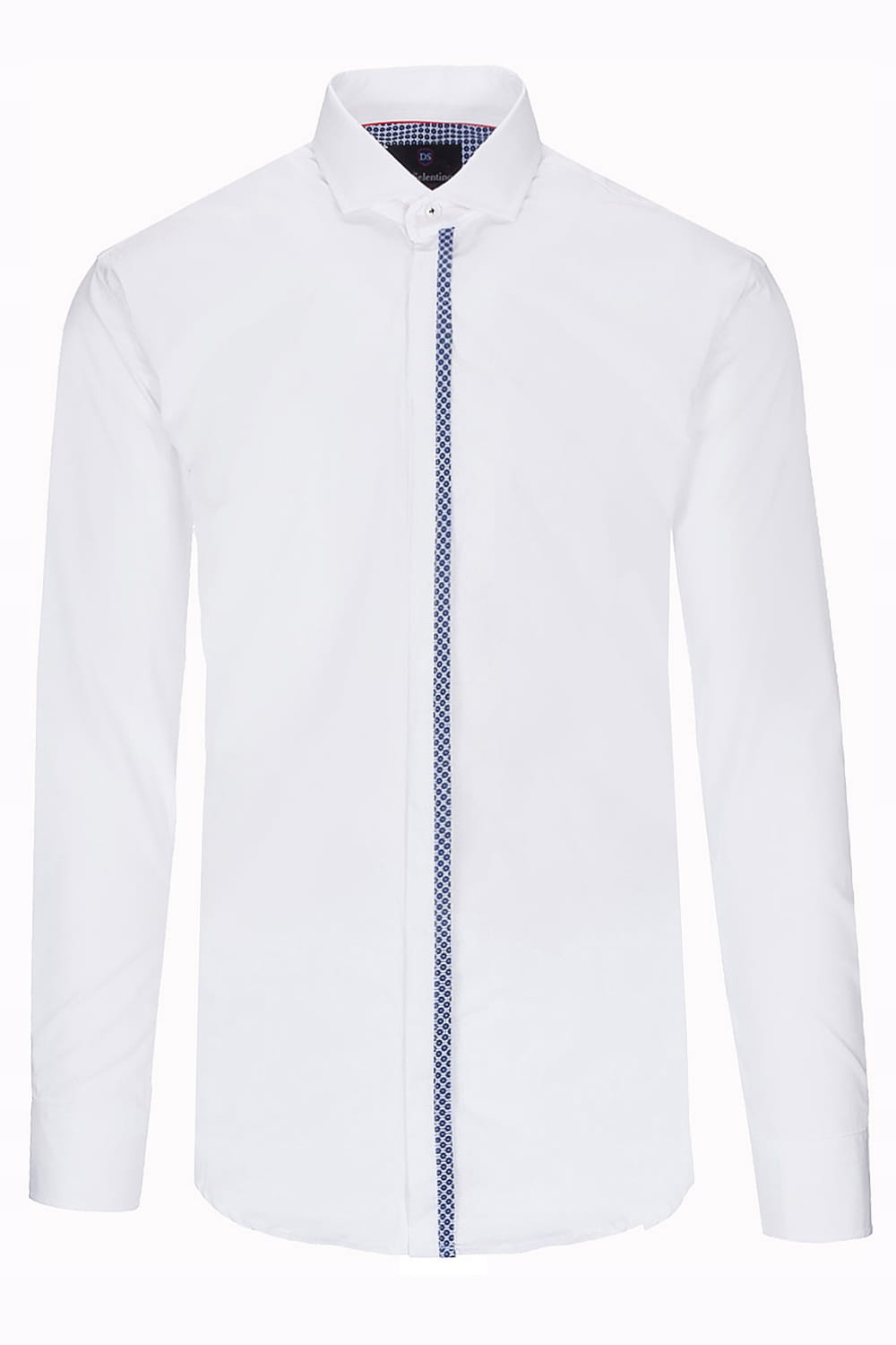 Pánská Košile DI Selentino Kiev Bílá Classic Fit Shirt: 42
