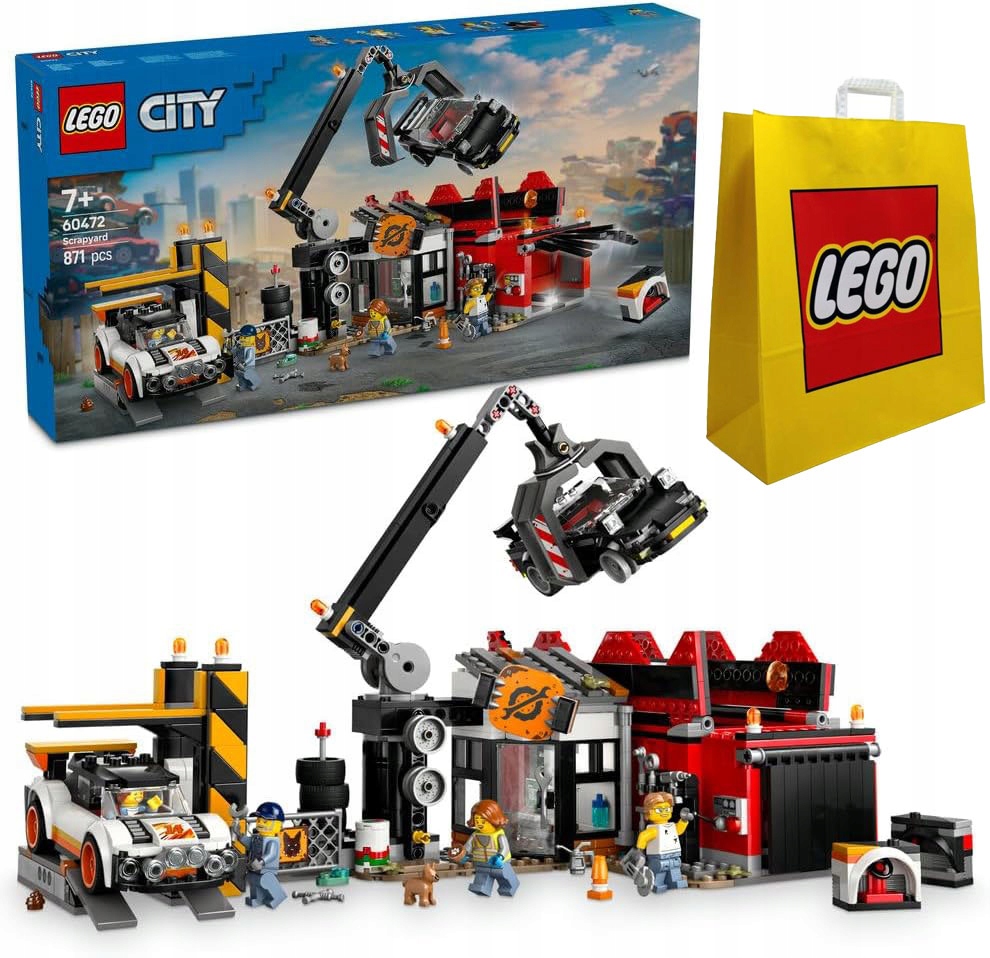 Lego City Vrakoviště s auty 60472 taška