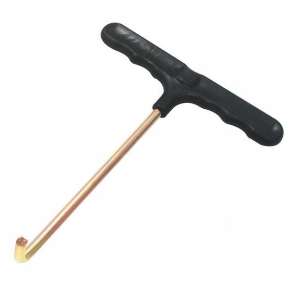 hak do ciągnięcia sprężyny do trampoliny czarny