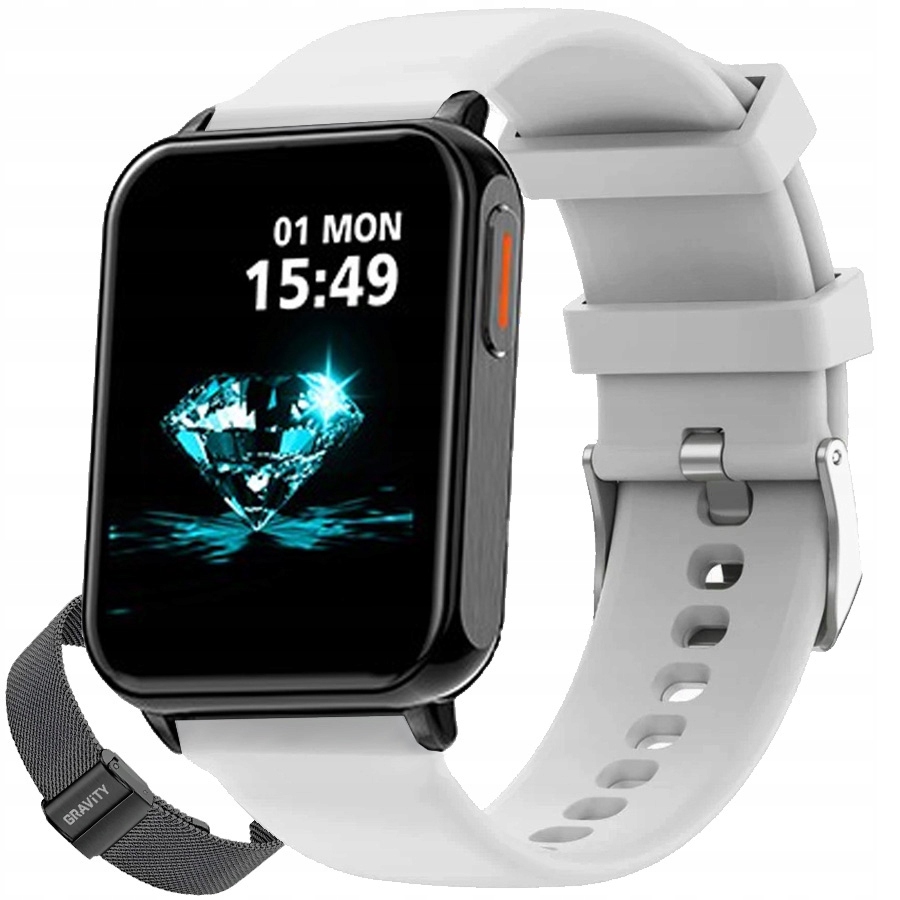 Chytré Hodinky Gravity GT17-8 šedé