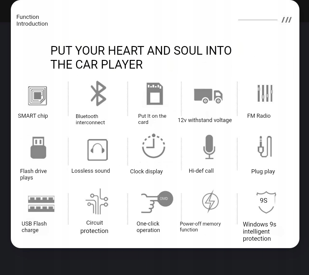 Samochodowy odtwarzacz MP3 Bluetooth Radio wielofunkcyjny Asystent językowy Model MP3