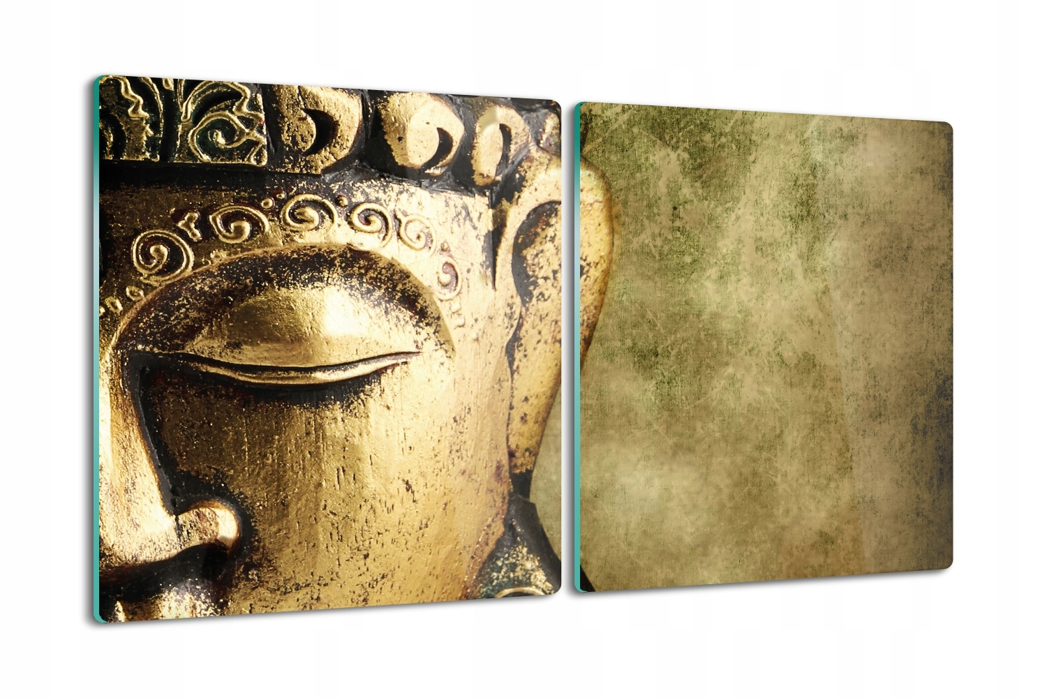 skleněná deska 2x40x52 do kuchyně Zlaté buddhistické oko