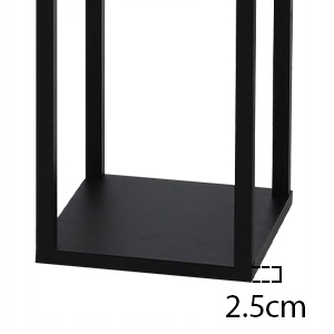 LAMPA STOJĄCA PODŁOGOWA PÓŁKA REGAŁ DO PRZECHOWYWANIA 160 CM Rodzaj gwintu E27