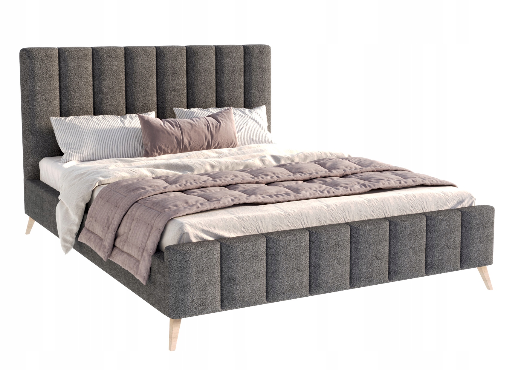 Postel 160x200 čalouněná Frasca Boucle roštem