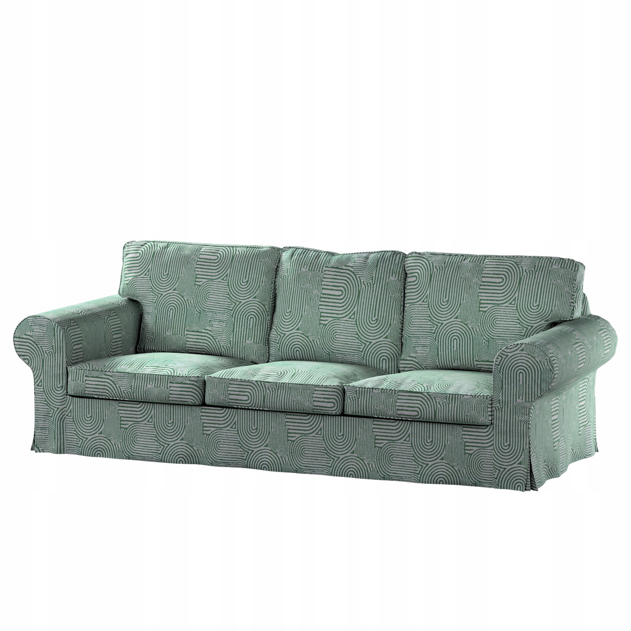 Poťah na 3-miestnu pohovku Ektorp, nerozkladacia, Ikea mätovo-ecru