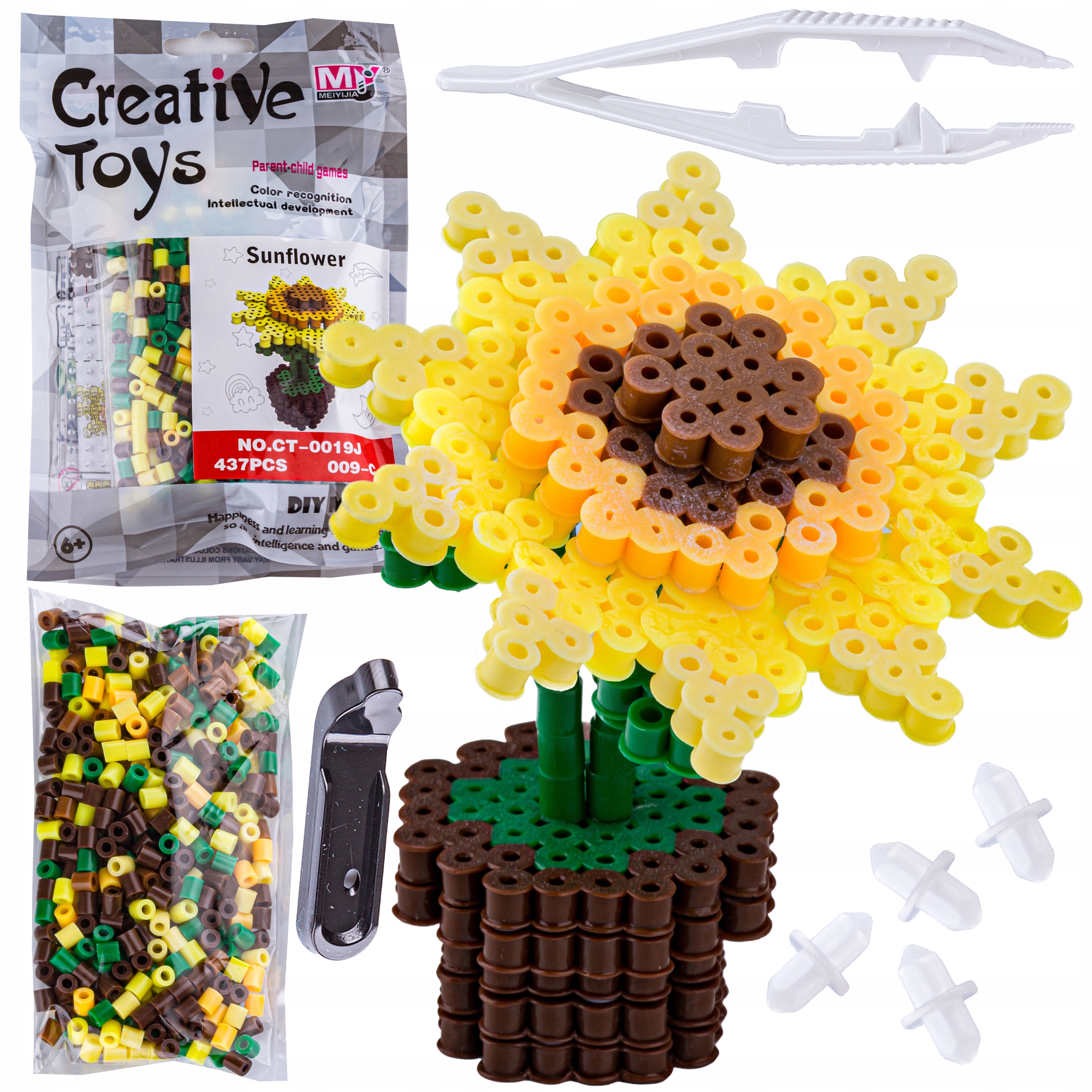 PRASOWANKA Koraliki Do Prasowania SŁONECZNIK 3D