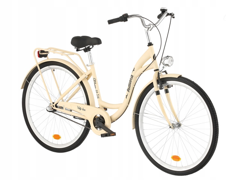 Rower miejski Indiana Moena S3B 28 cali damski Cappuccino