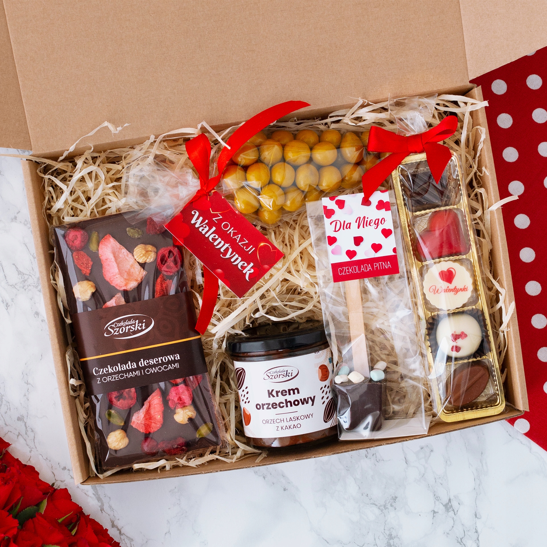 Walentynkowy zestaw upominkowy
