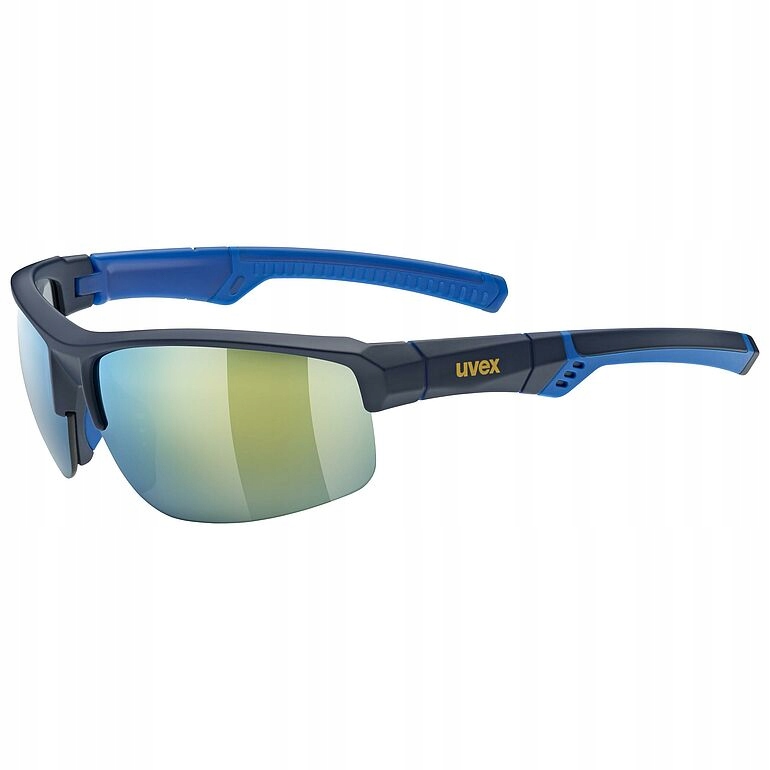 Okulary Rowerowe Sportowe UVEX Sportstyle 226 blue mat mirror yellow S3