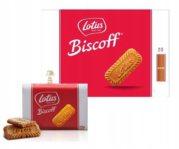 Ciastka Lotus Biscoff Karmelizowane 20x125g