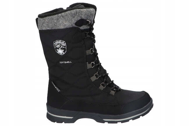 AMERICAN CLUB SN09 CIEPŁE KOZAKI TRAPERY BUTY ZIMOWE ŚNIEGOWCE DAMSKIE B 37 Rozmiar 37