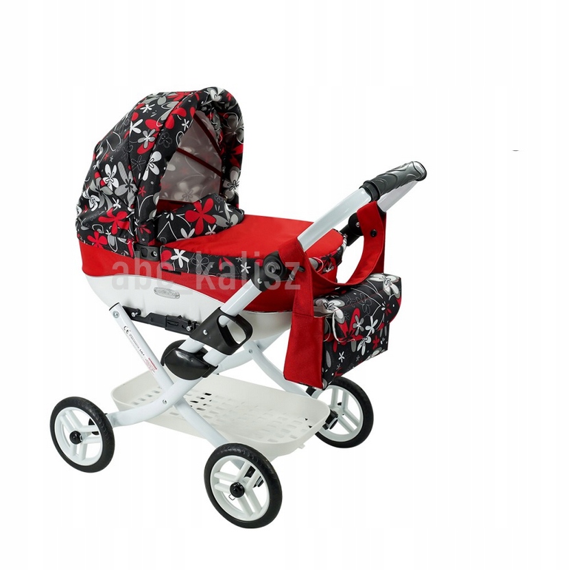 WÓZEK LALKOWY ADBOR - LILY DLA LALEK K18 czerwony EAN (GTIN) 59076964728881