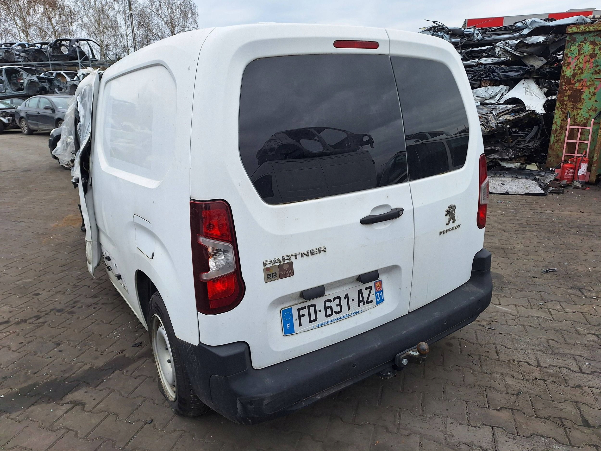Combo E ProAce City Partner Berlingo 3 III 4 IV 2018- light rear part left