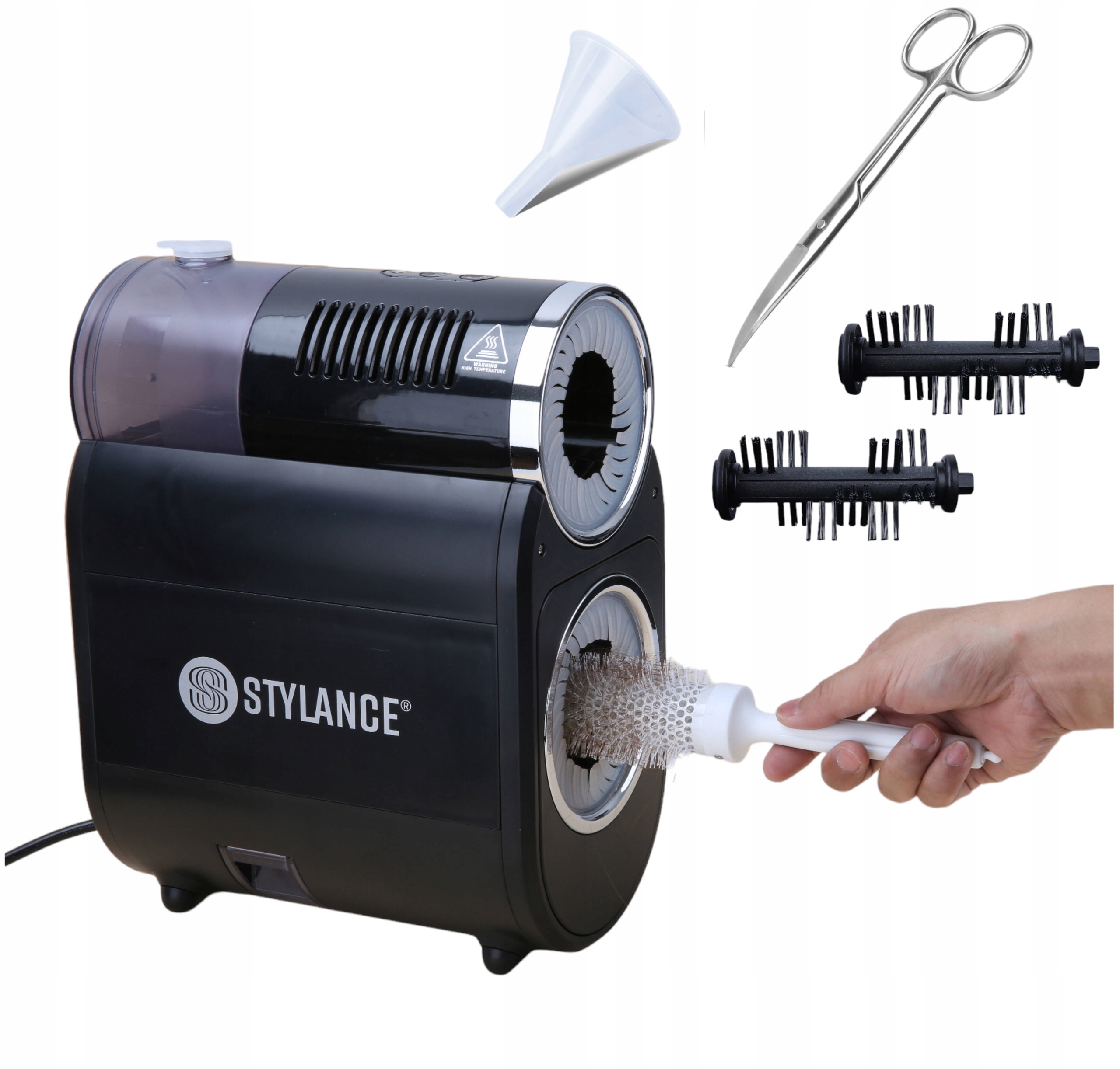 Automatický stroj na čištění kadeřnických kartáčků na vlasy