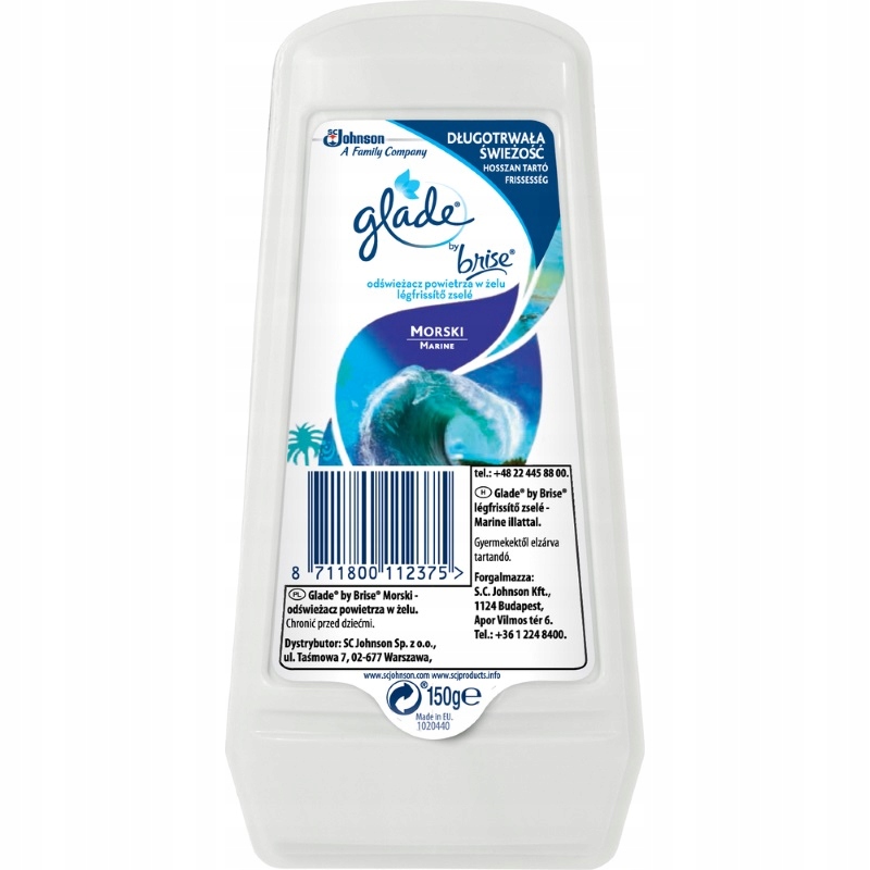 

Glade by Brise Odświeżacz w żelu, 150 g, Marine
