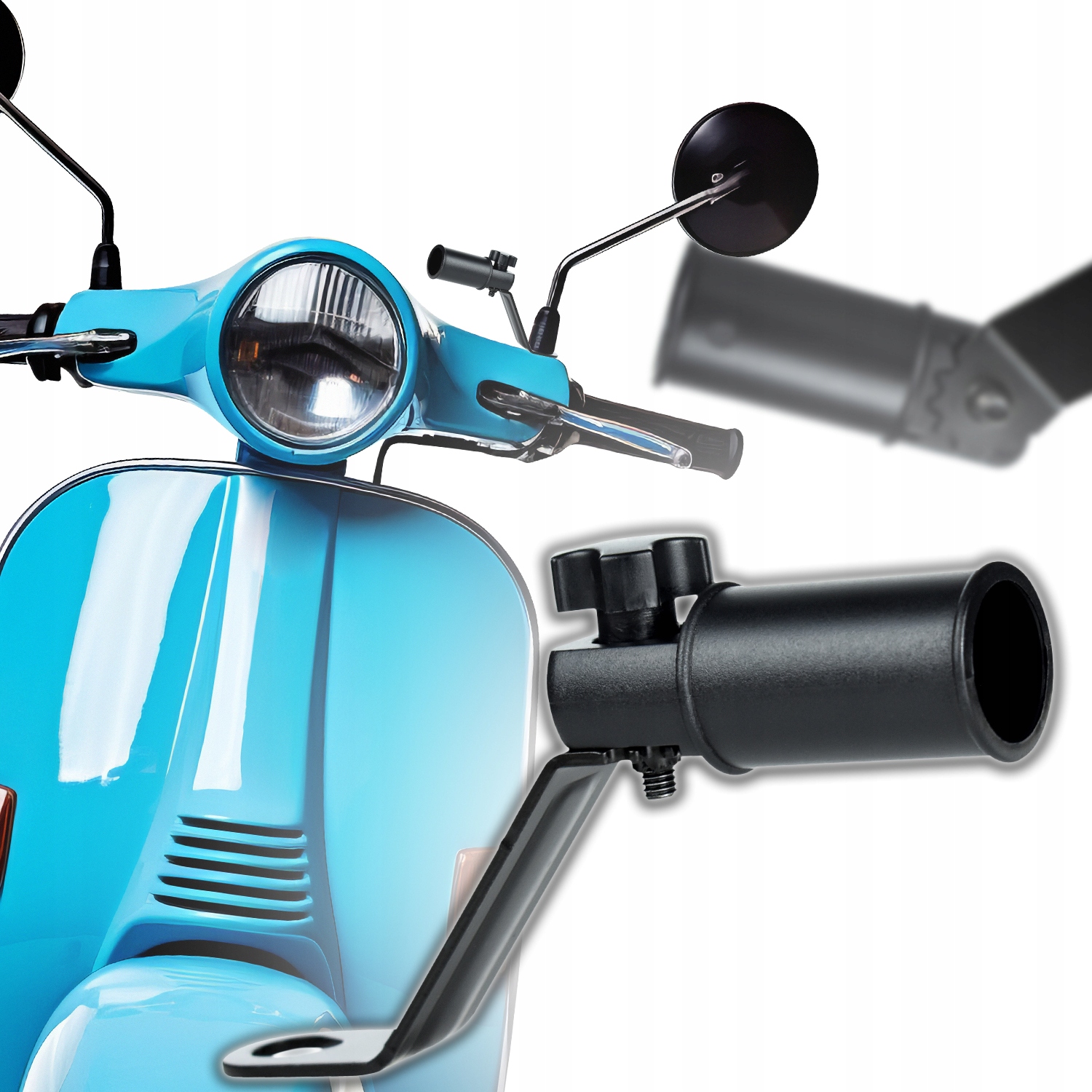 Mocowanie Uchwytów Do Motocykli Pod Lusterko Śrubę M8 M10 Obrotowe Adapter