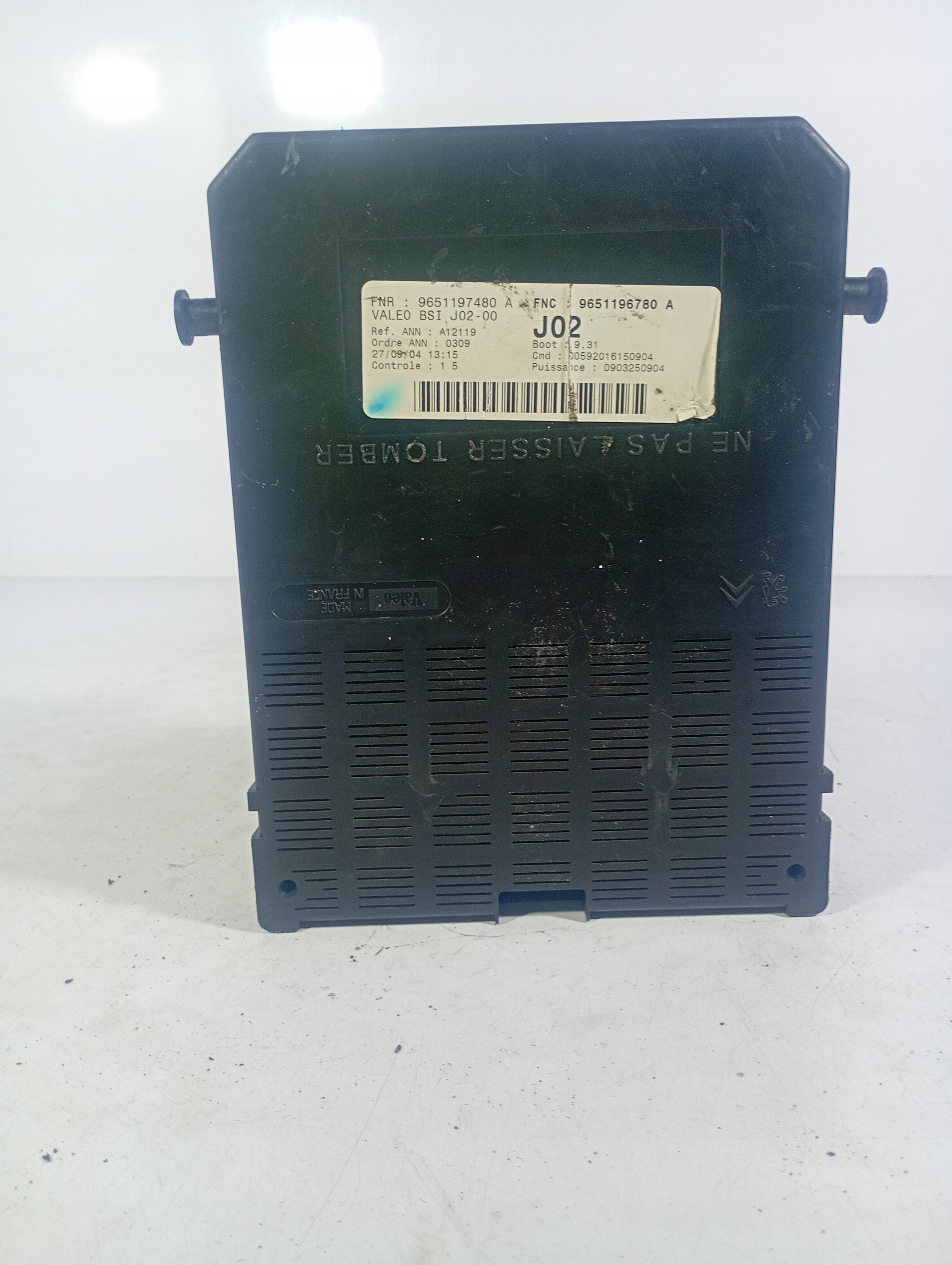 Peugeot 307 01-05 Module Module fusibles OE 9651196780