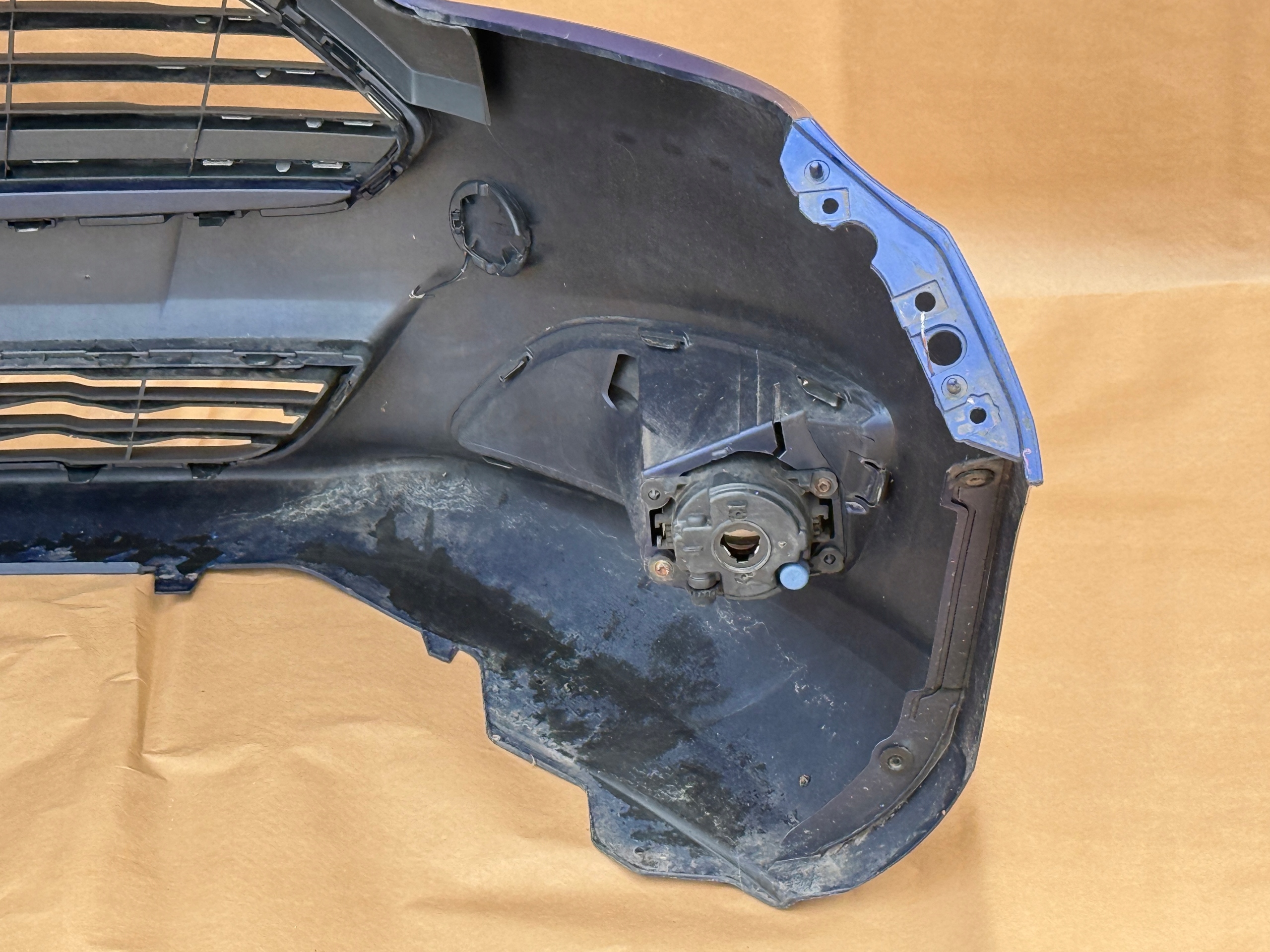FORD FIESTA MK7 LIFT 2012-2017 bumper front DEEP IMPACT BLUE original