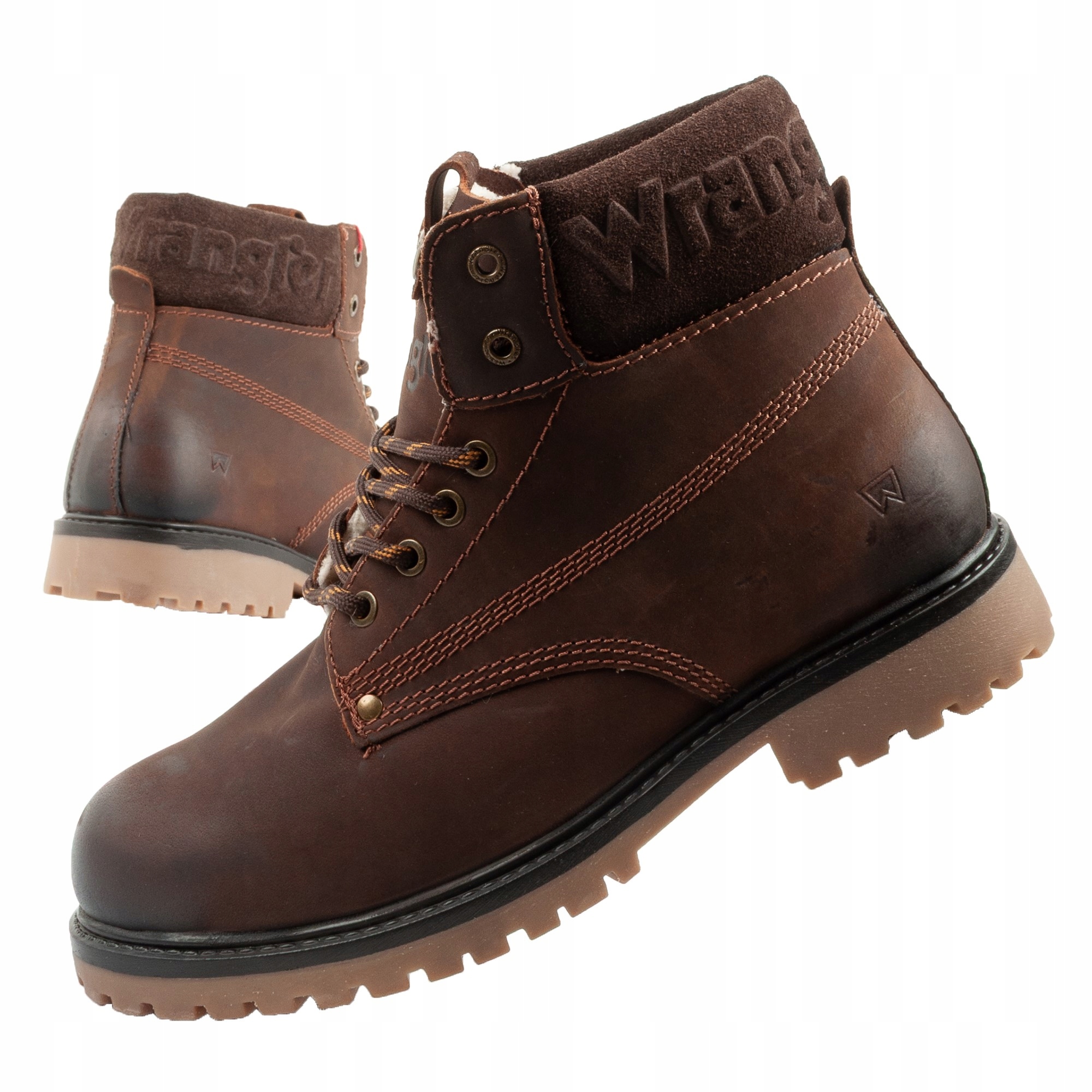 Pánské boty, kotníkové boty kozačky, Wrangler Arch Fur vel. 46, elegantní, zateplené