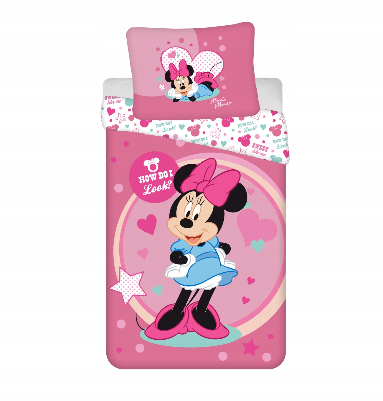 

Pościel Dziecięca 140x200 Disney Myszka Minnie 60