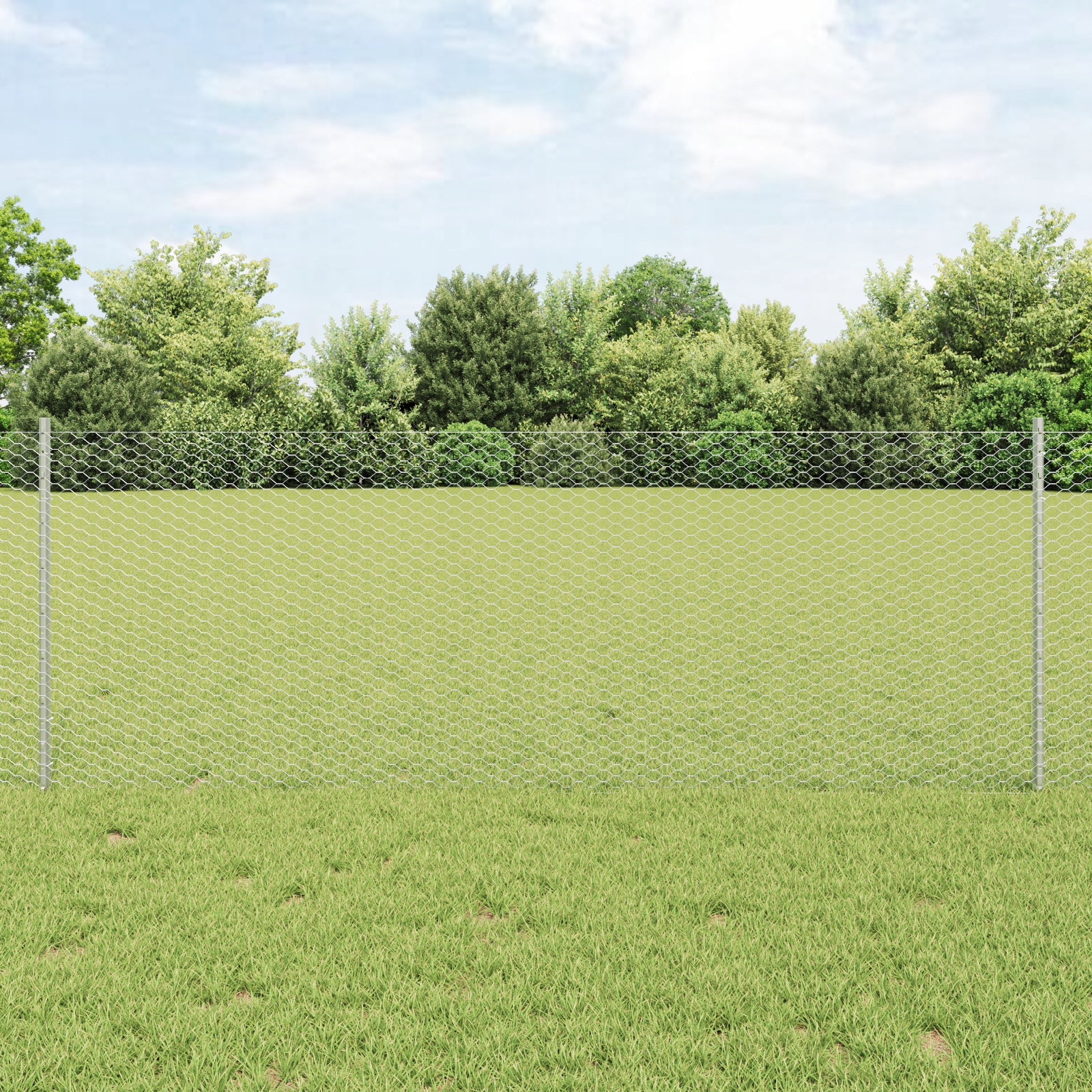 plotové sloupky 5 ks U-Channel 80 cm pozinkovaná ocel Silver 3336959