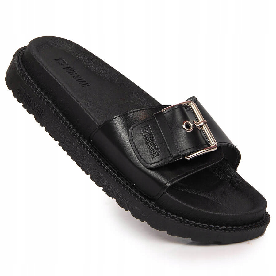 

Klapki na platformie czarne Big Star JJ274A307 39