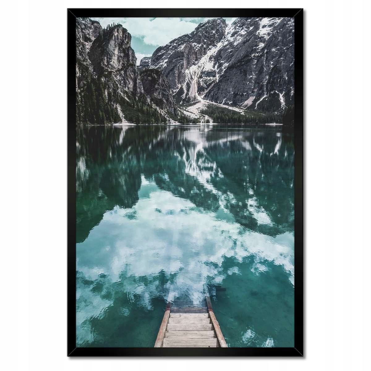 Plakáty v rámu 40x60 Jezero v Alpách Hory