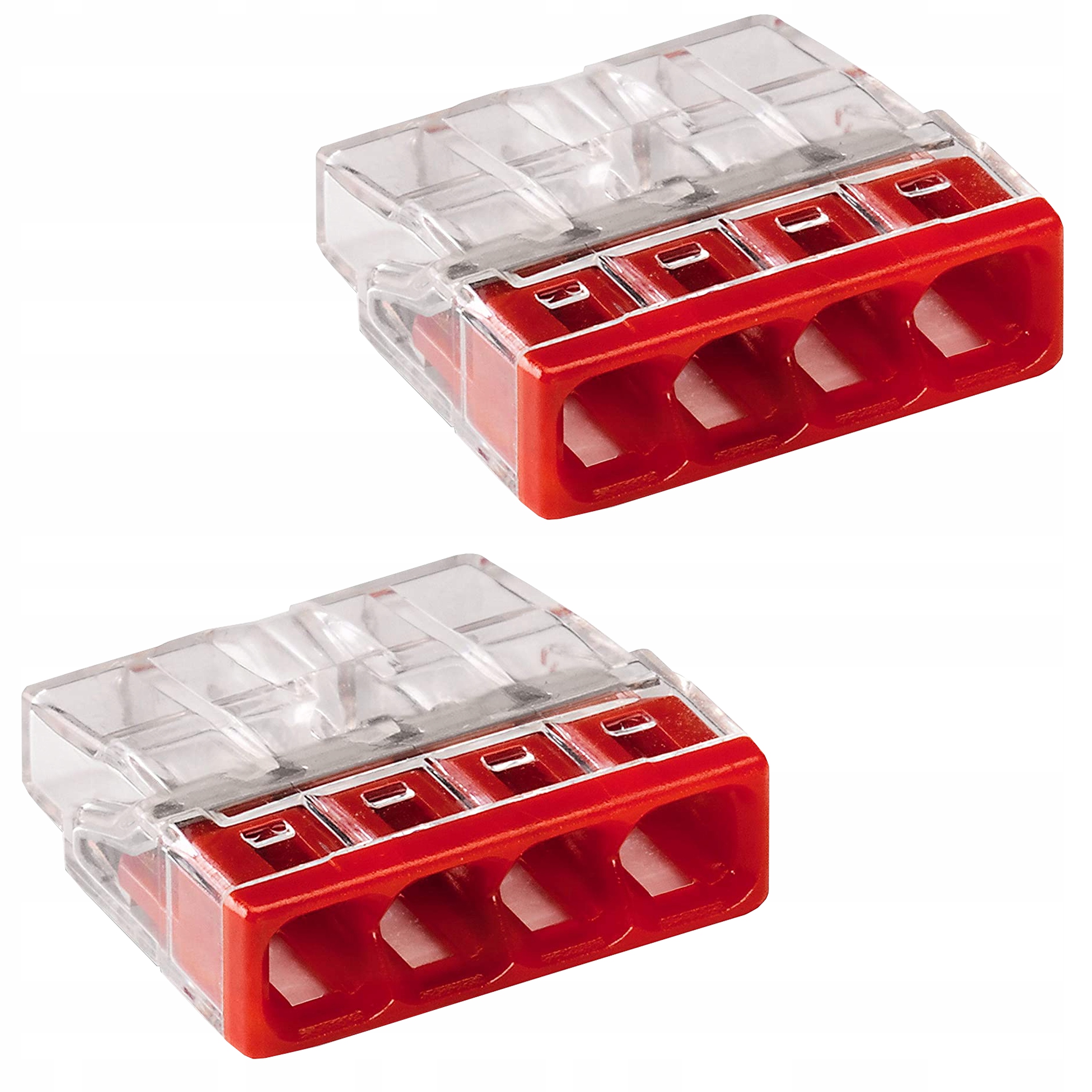 

2x Szybkozłączka Wago Compact 4x0,5-2,5 mm2
