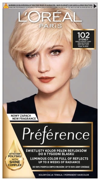 

Loreal Preference Farba 102 Sydney