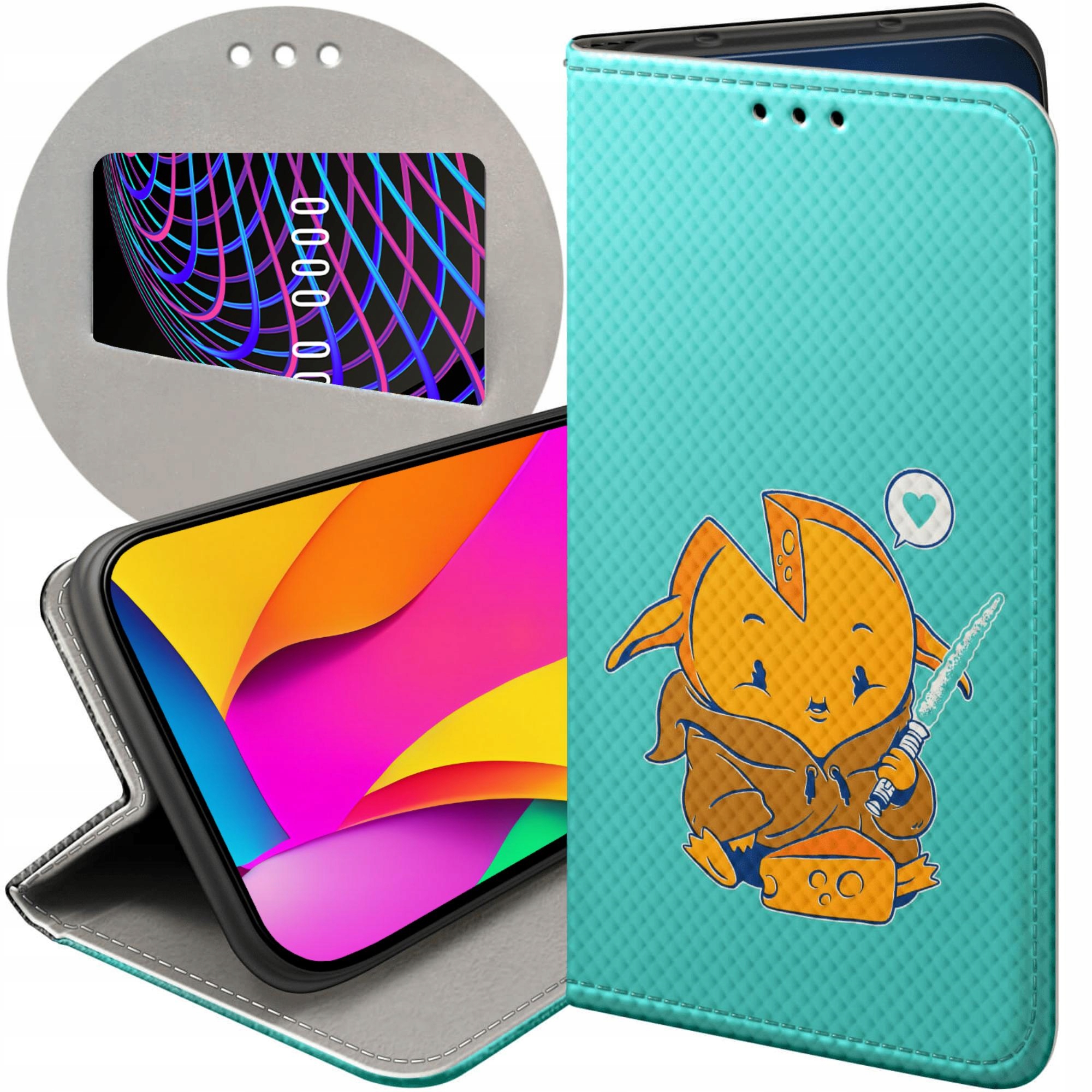 Etui Z Klapką Do Oppo A40 Baby Słodkie Cute Futerał Pokrowiec Case