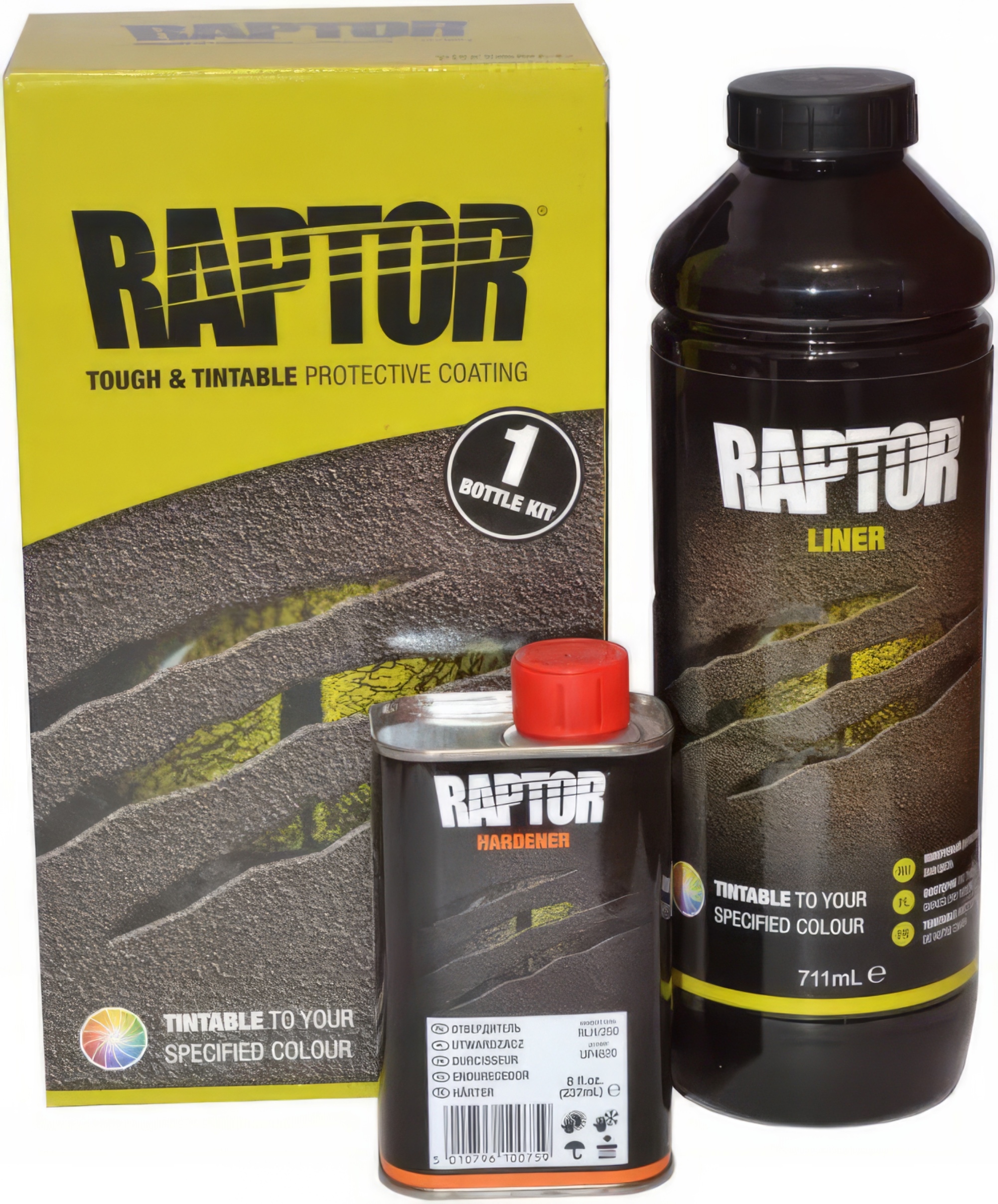 Polyuretanová ochranná vrstva U-pol Raptor RLT/S1 0.95 L bezbarvá