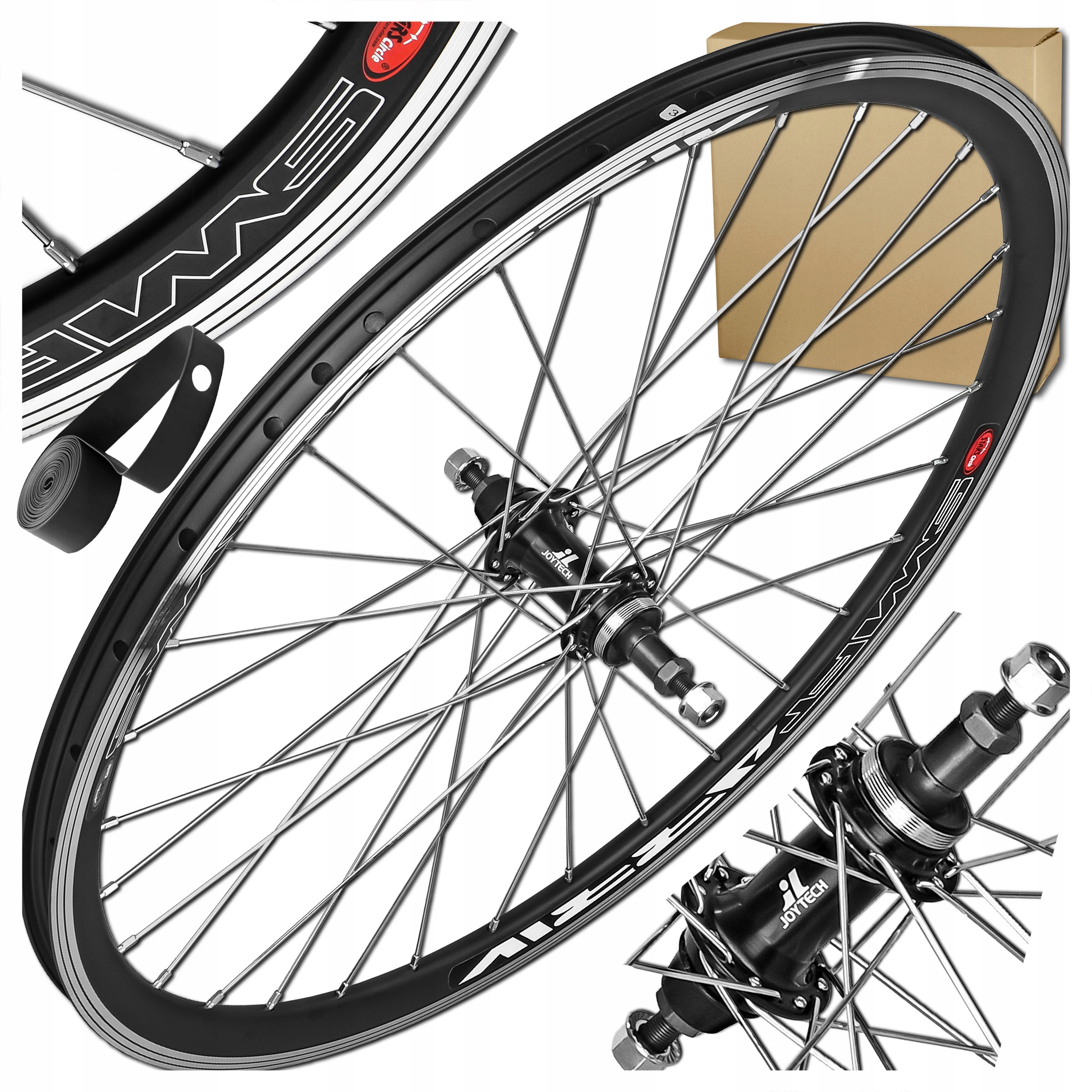 Koło Rowerowe Tył Stars 26'' 559x19 Joytech V-brake Pod Wolnobieg Czarne