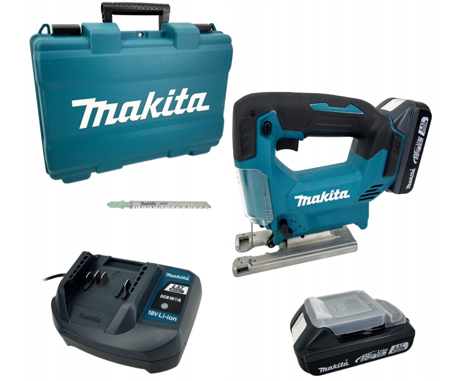 Makita DJV186WVE Akumulátorová Pila 18V 65mm 0-45st 18mm