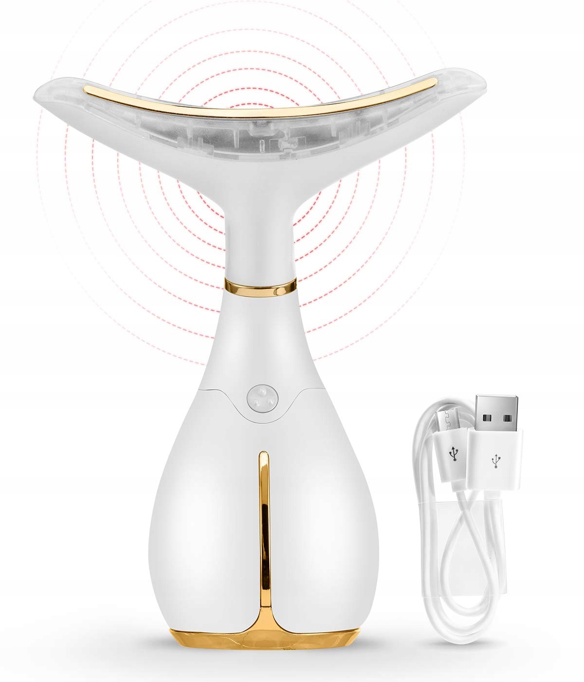 MS.W Soniczny Masażer Do Twarzy Kolagen Blizny LED