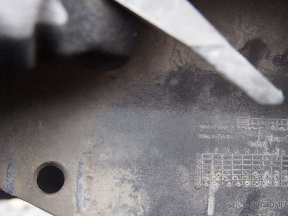 Ford Mondeo mk5 15r moulding right bumper front front 2015