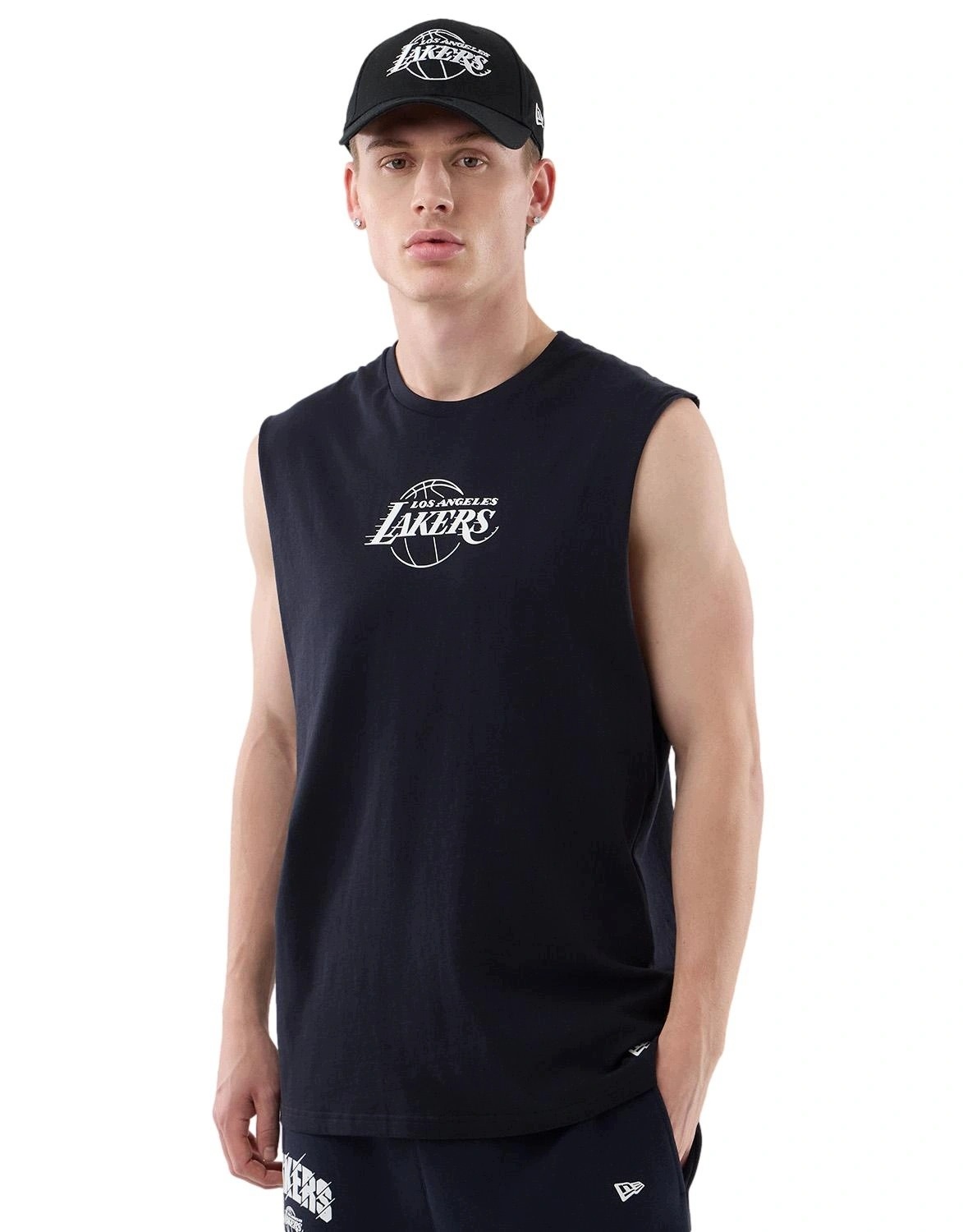 Tričko pánské New Era tank top vest Los Angeles Lakers nba bavlna regular
