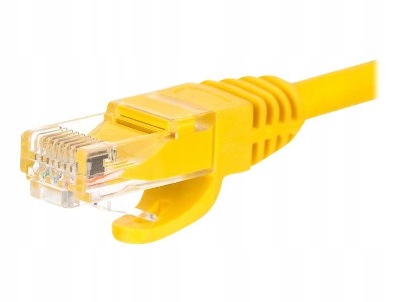 Netrack BZPAT025UY Netrack patchcord RJ45, osłonka zalewana, kat 5e Utp