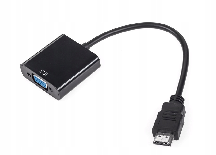 Adapter HDMI - VGA + audio Lechpol KOM0843AS