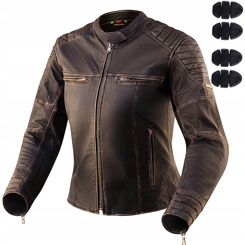 Dámska Motocyklová Bunda Z Kože Rebelhorn Hunter