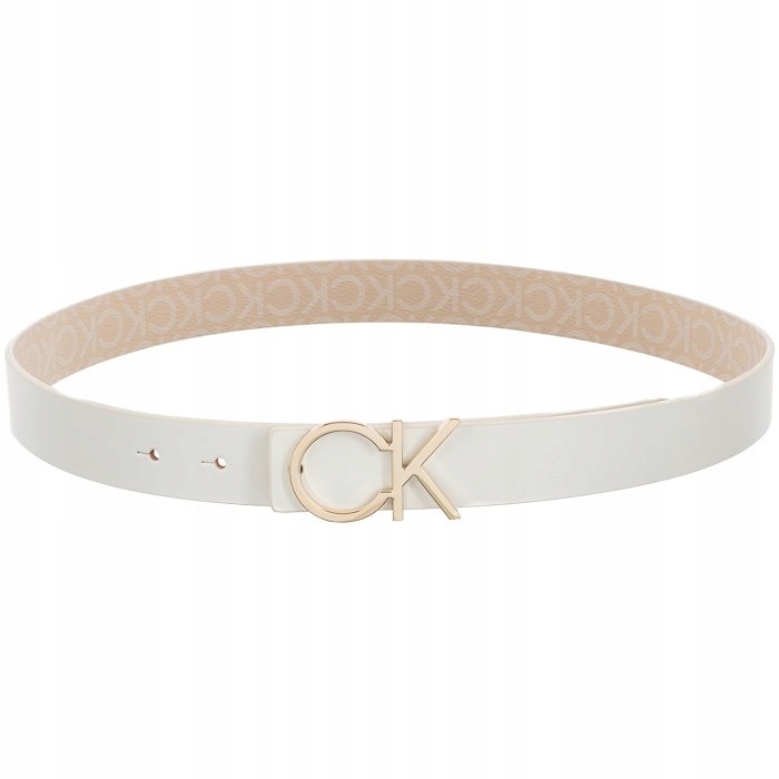 

Damski Pasek Calvin Klein Re-Lock K60K609564 Biały